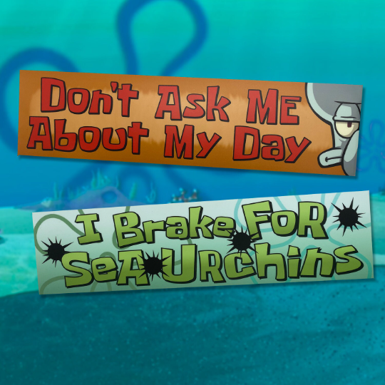 Bikini Bottom Boats bumper stickers