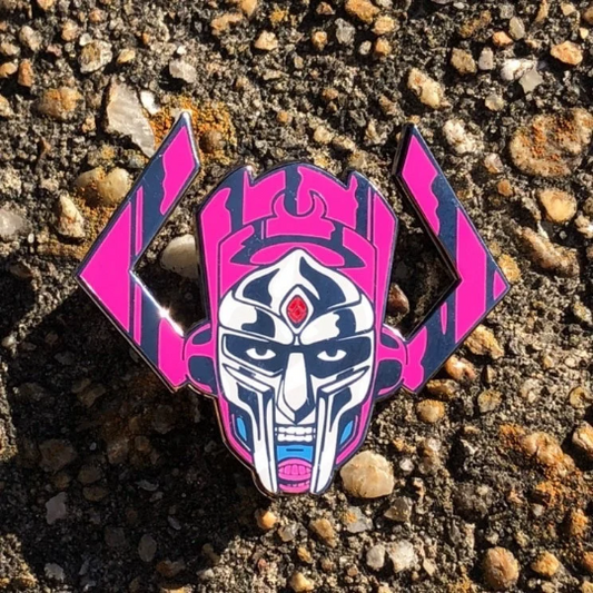 DOOMvourer 2" hard enamel pin