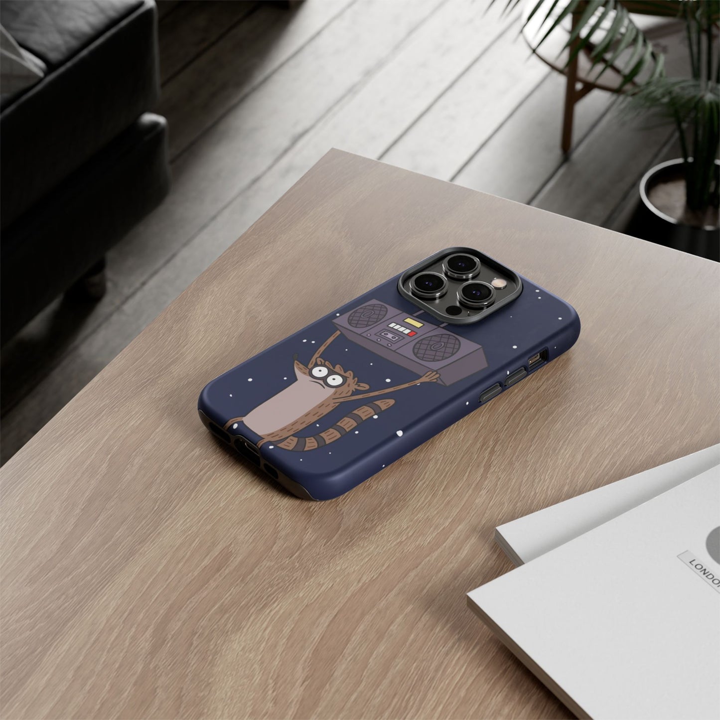 Rigby Boombox iphone case