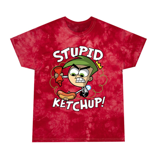 Stupid Ketchup tie-dye t-shirt