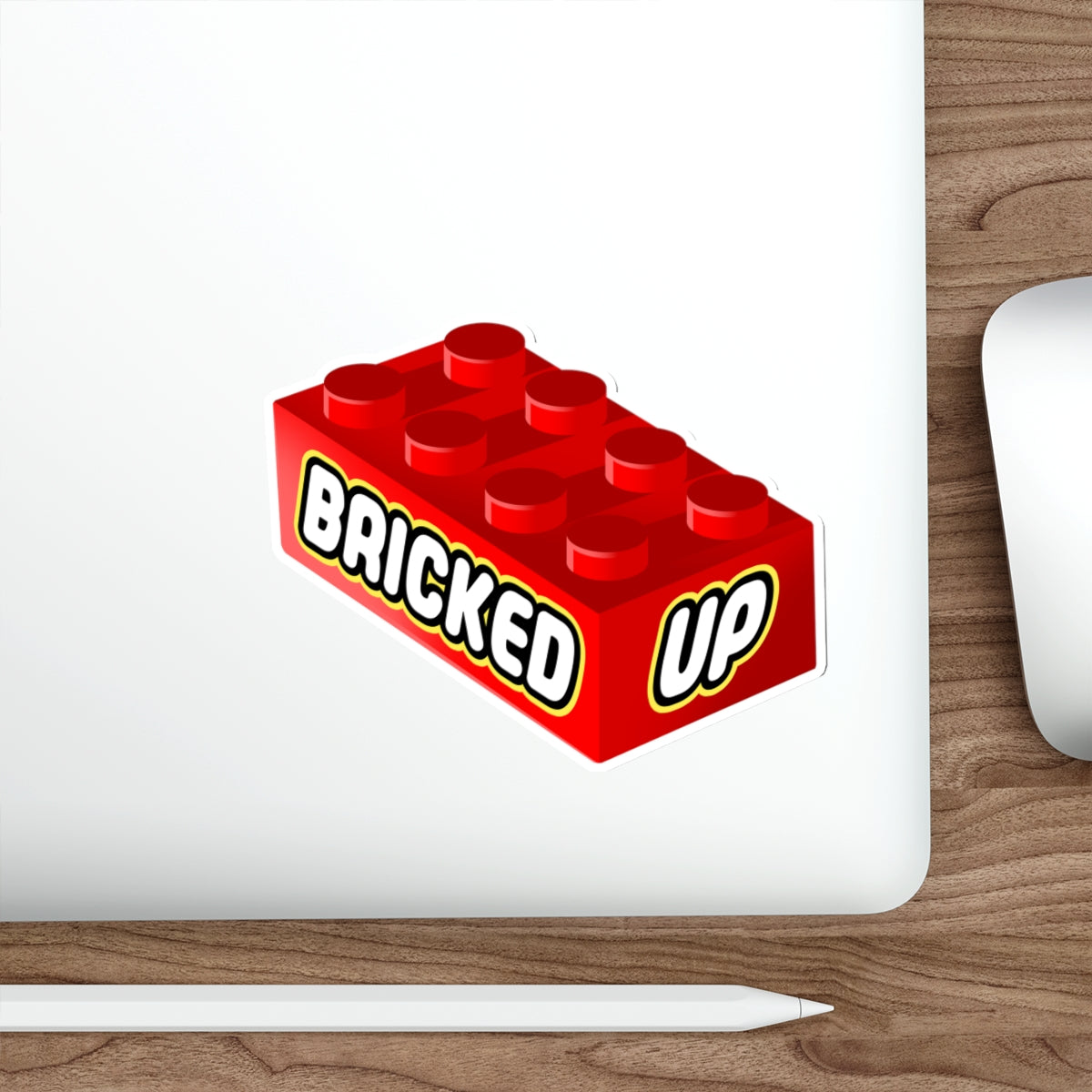 Bricked Up vinyl sticker