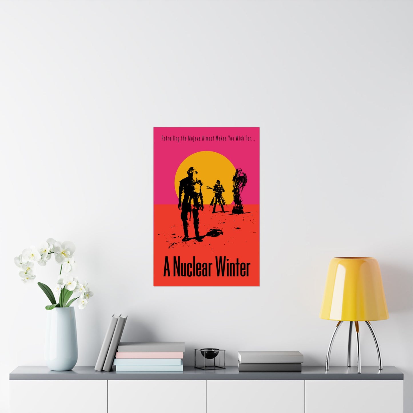 A Nuclear Winter in the Wasteland matte poster