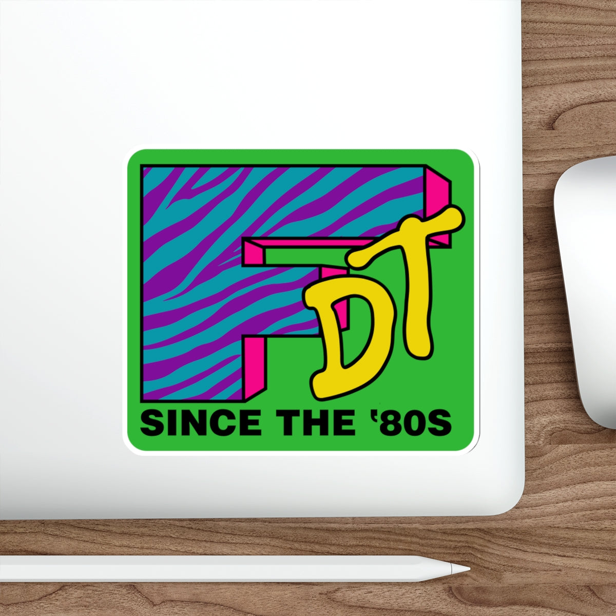I Want My FDT Zebra vinyl sticker