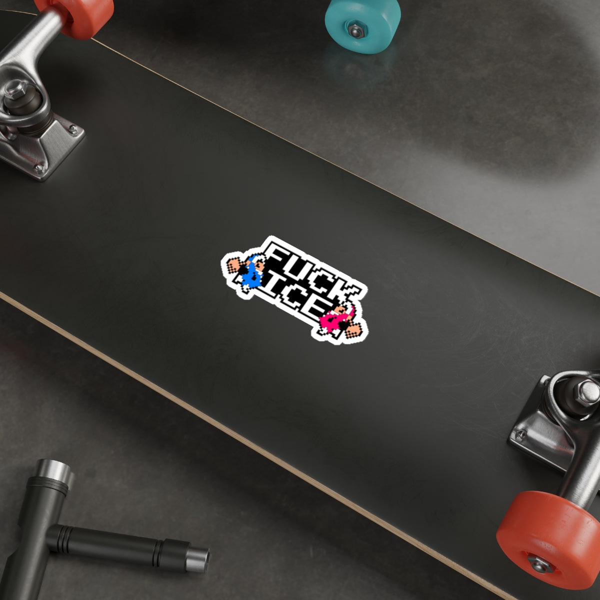 Eff ICE Climber vinyl sticker