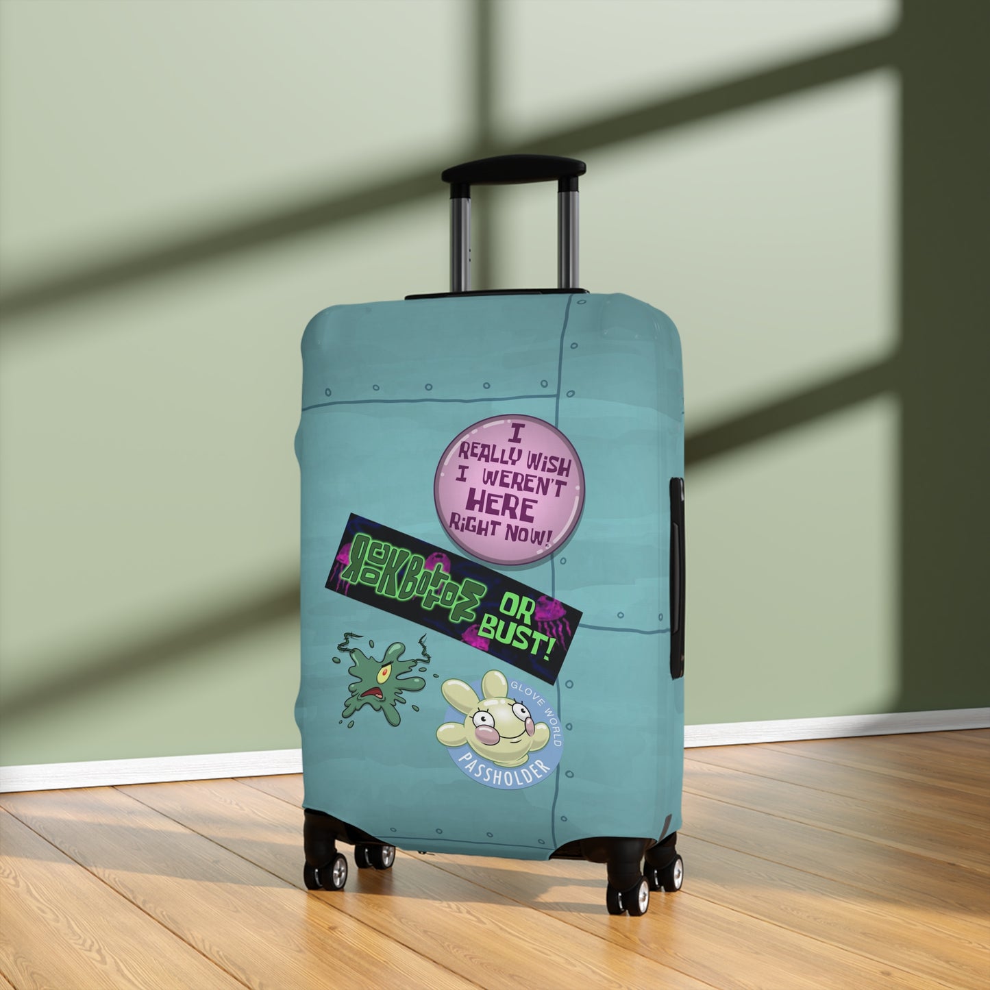 Bikini Bottom Traveler luggage cover