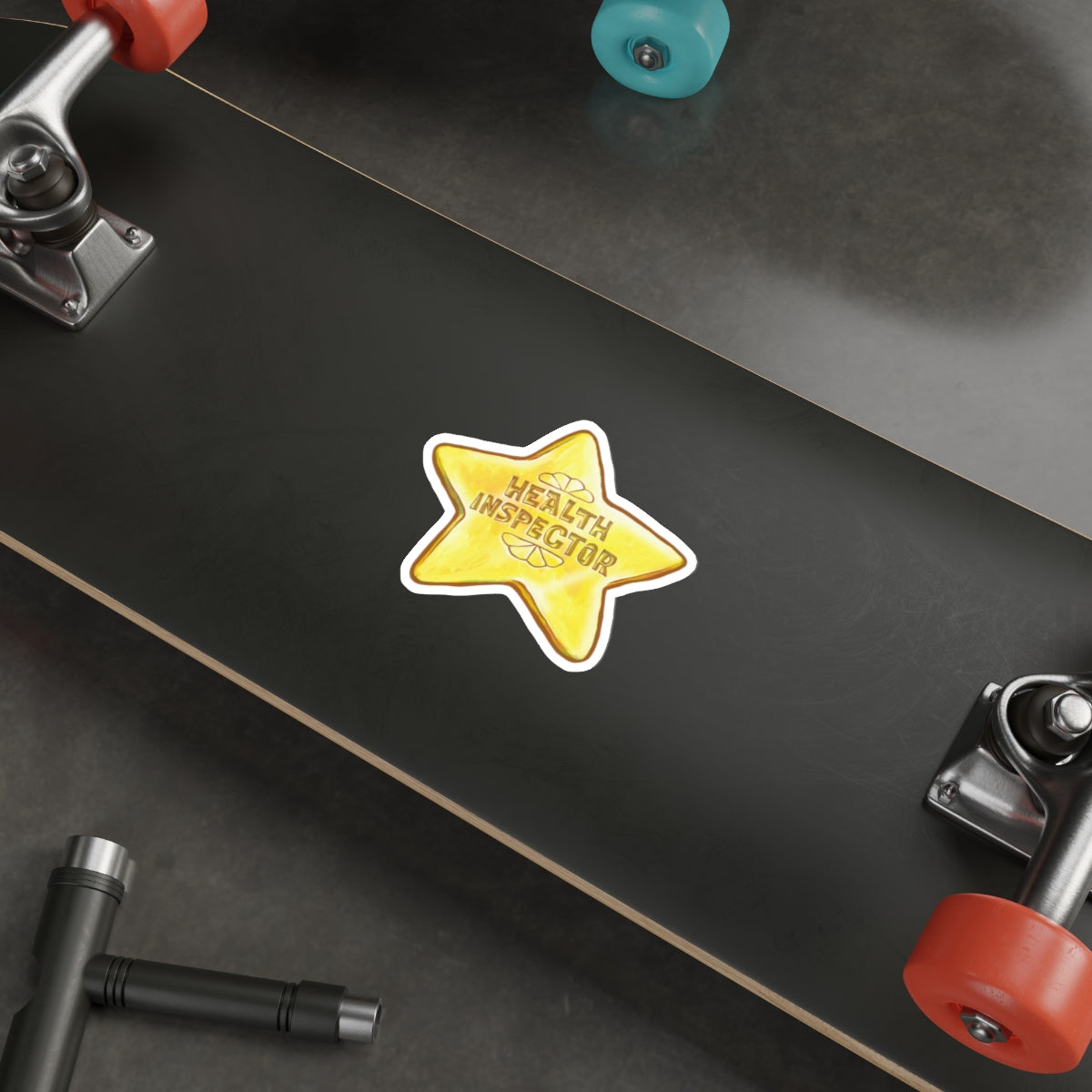 BB Health Inspector vinyl sticker