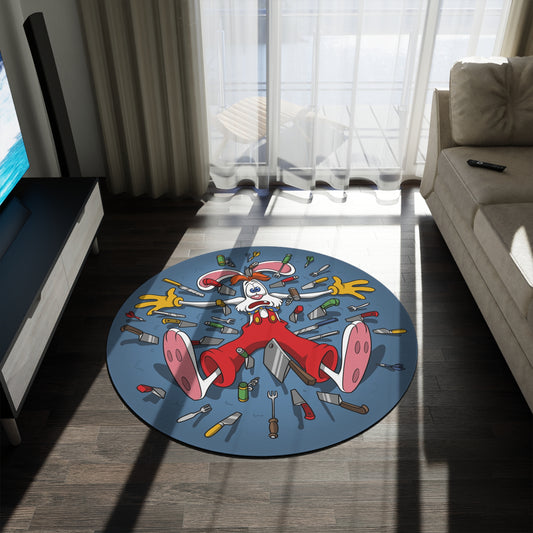 Knives Out, Roger round rug