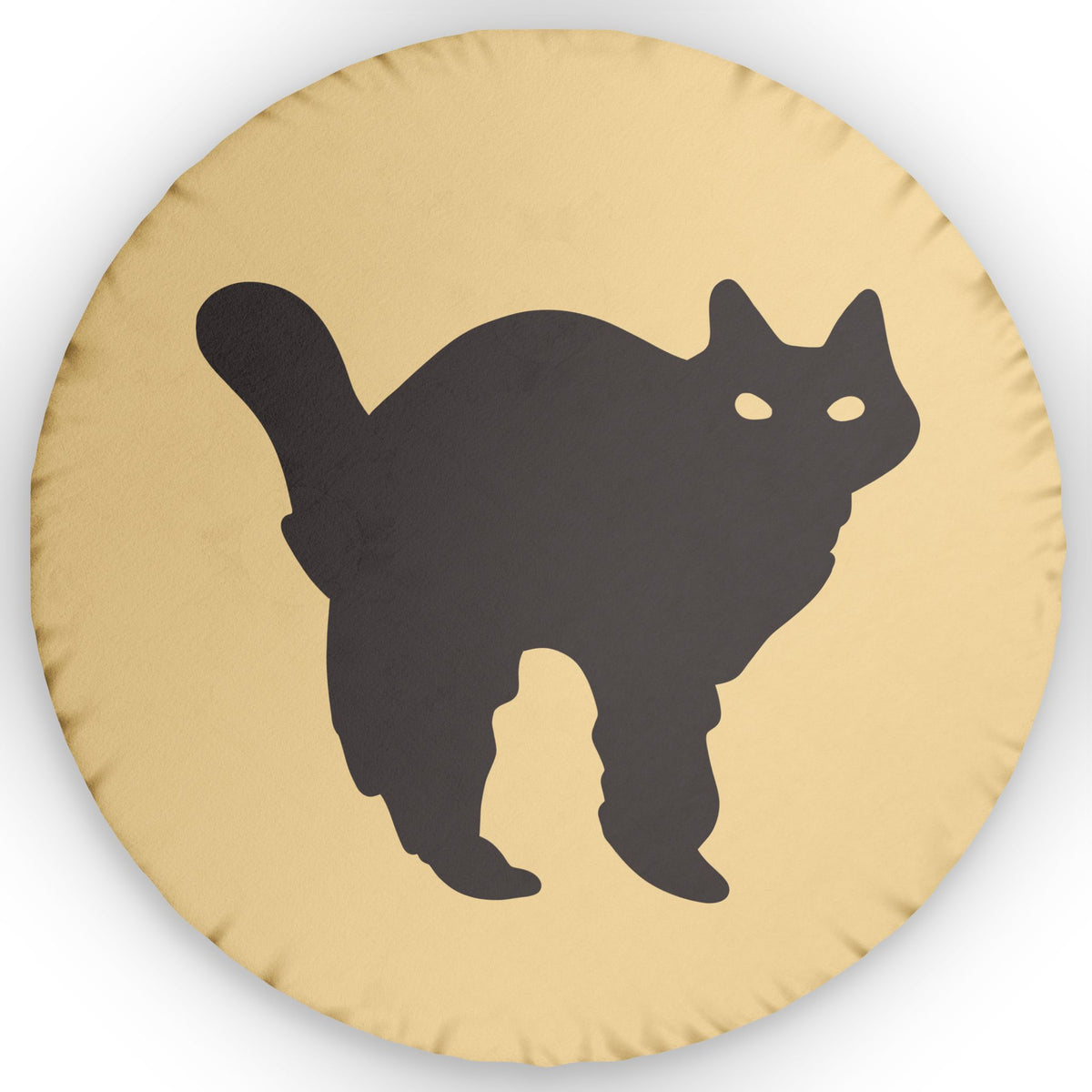 Spooky Cat Sugar Cookie plush throw pillow