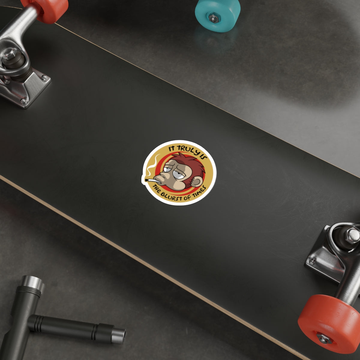 Blurst of Times vinyl sticker