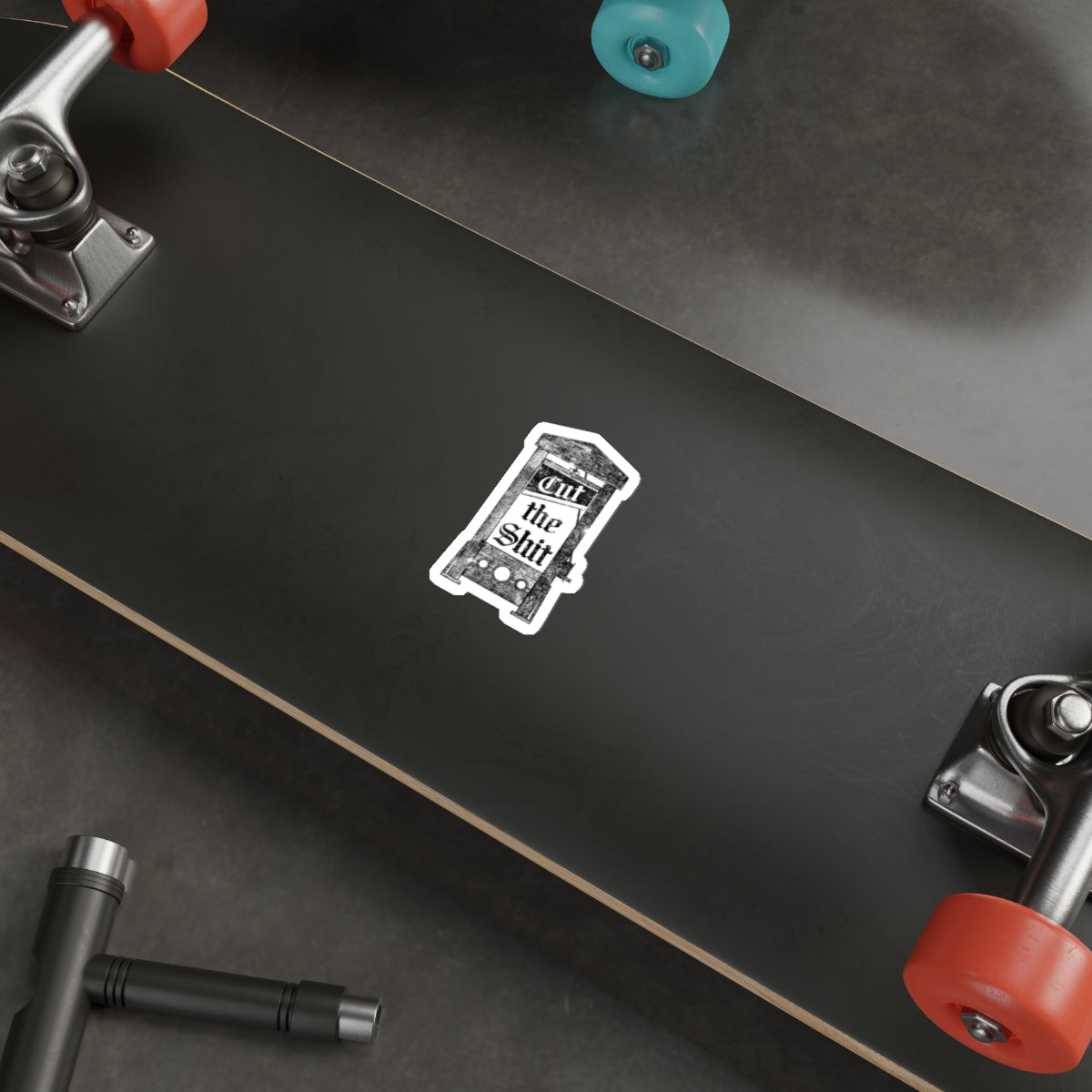 Cut the Shi*t vinyl sticker