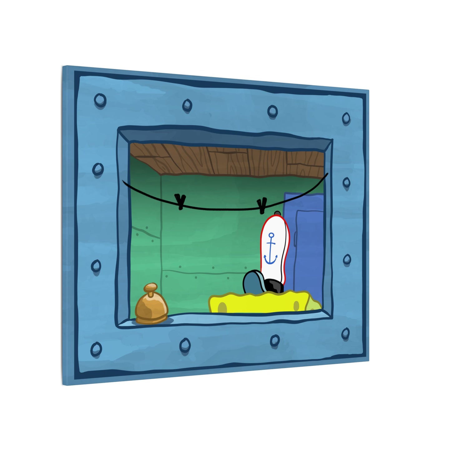 Fry Cook Window canvas print