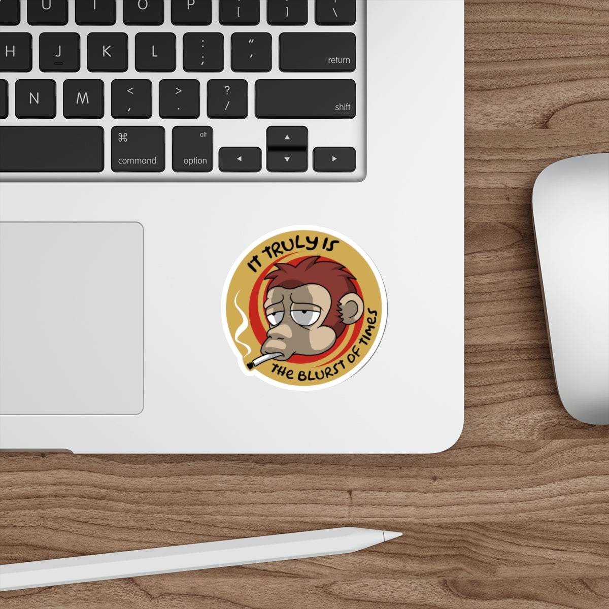 Blurst of Times vinyl sticker