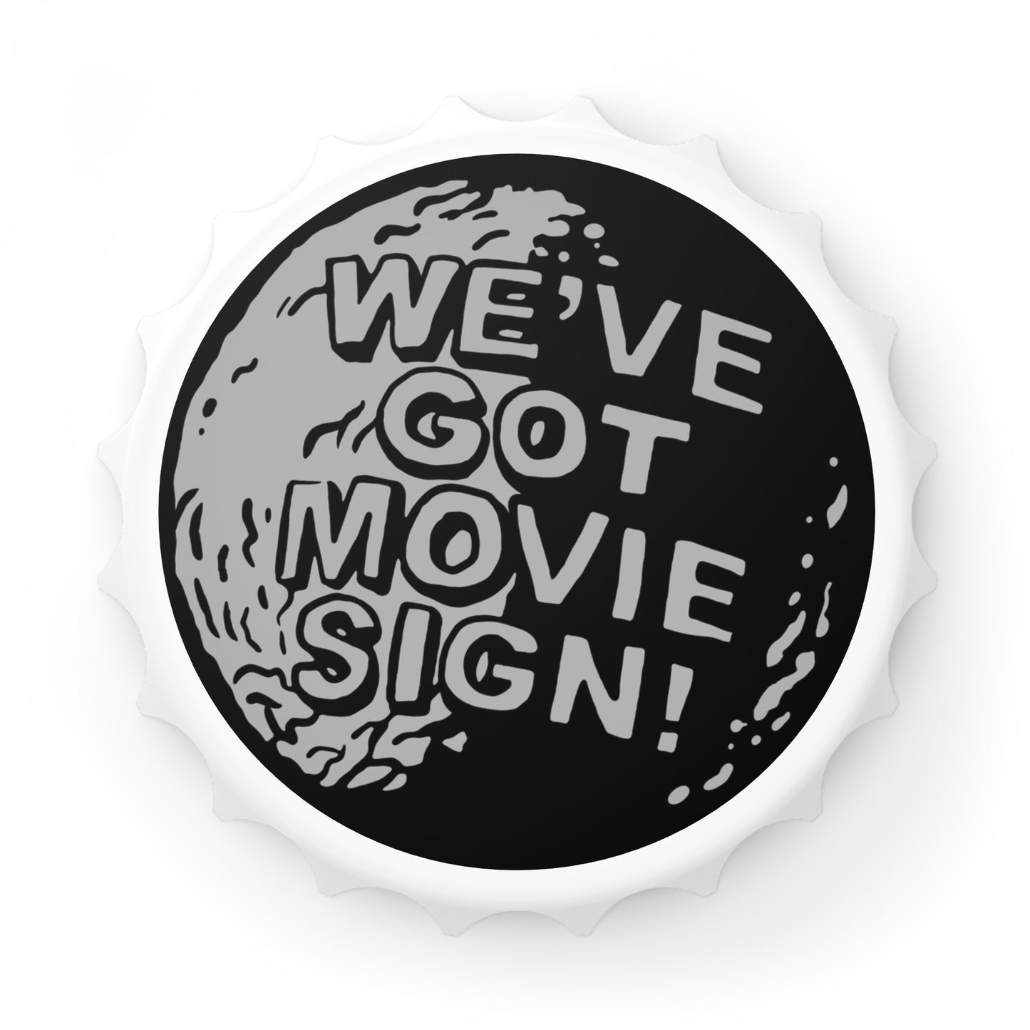 Movie Sign magnetic bottle opener