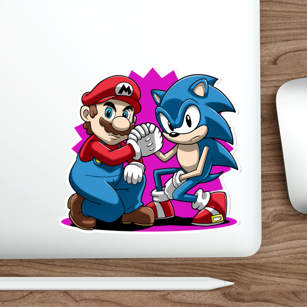 Mascot Squat vinyl sticker