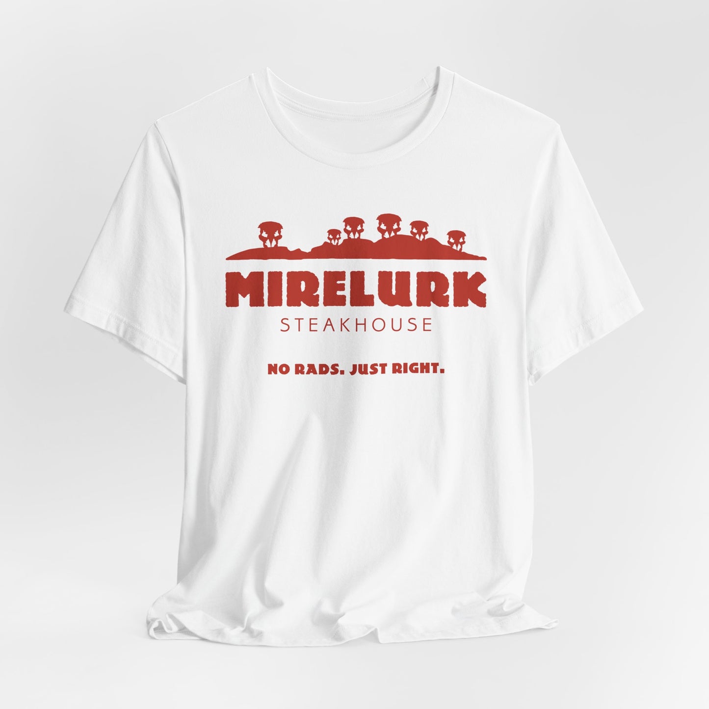 Wasteland Dining Mirelurk Steakhouse t-shirt