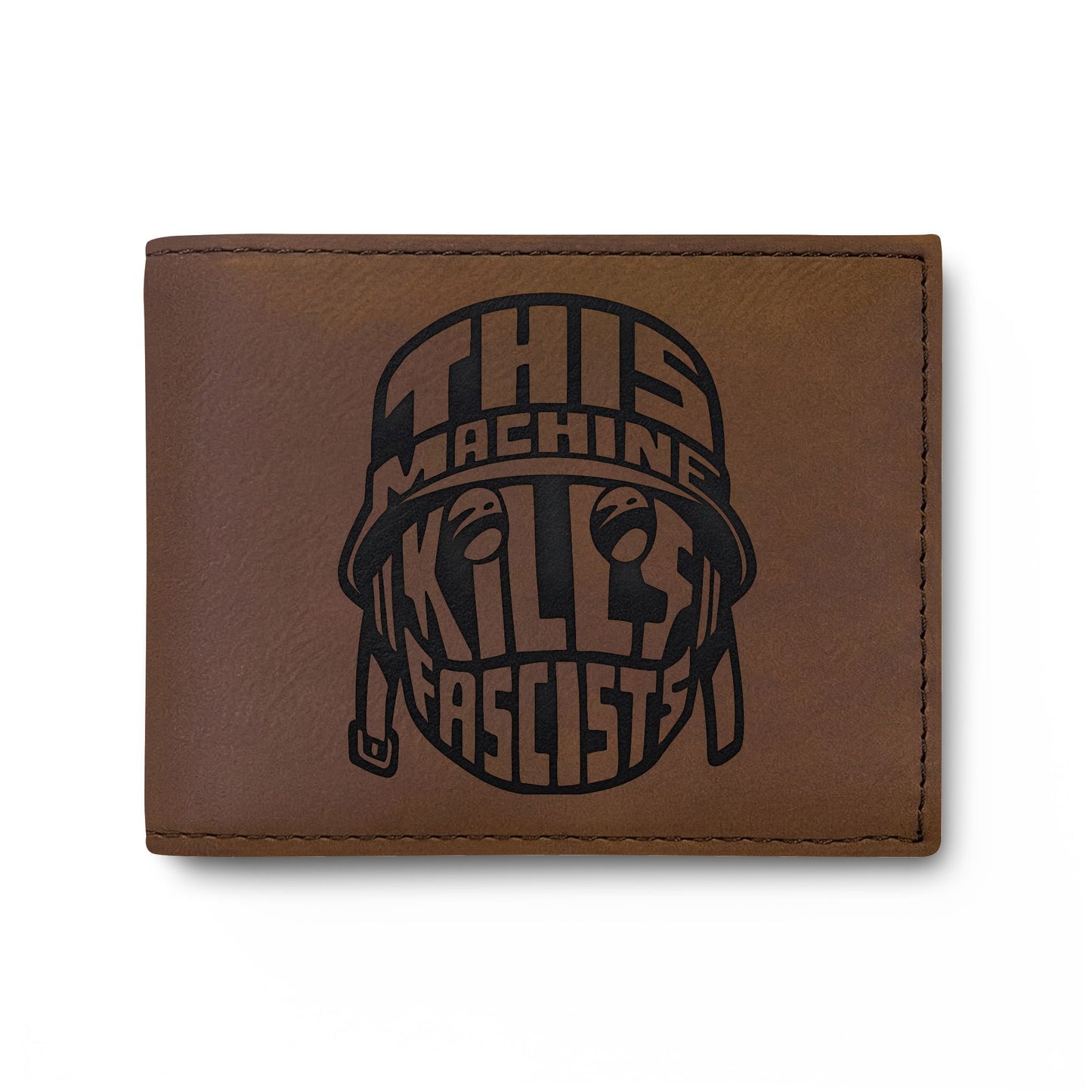 This Machine Kills Fascists bi-fold wallet