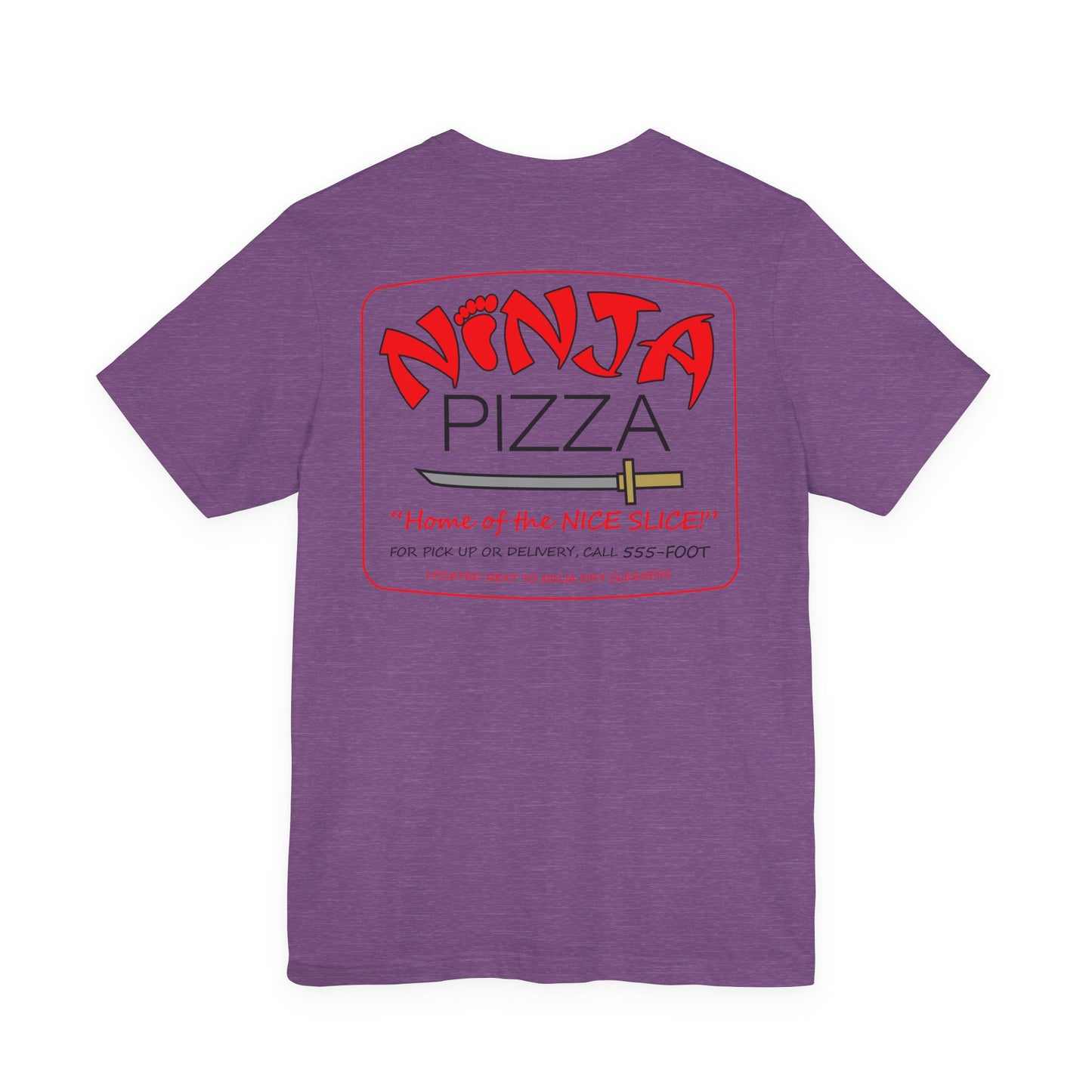 Ninja Pizza double-sided t-shirt