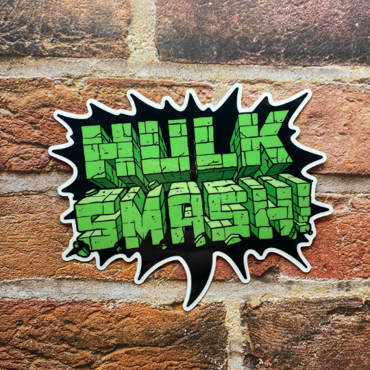 Hulk Smash vinyl sticker