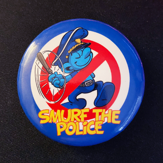 S the Police 2.25" round button