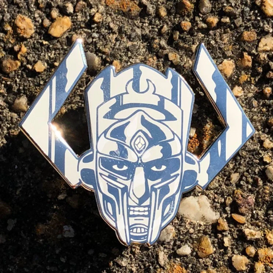 DOOMvourer 2" hard enamel pin