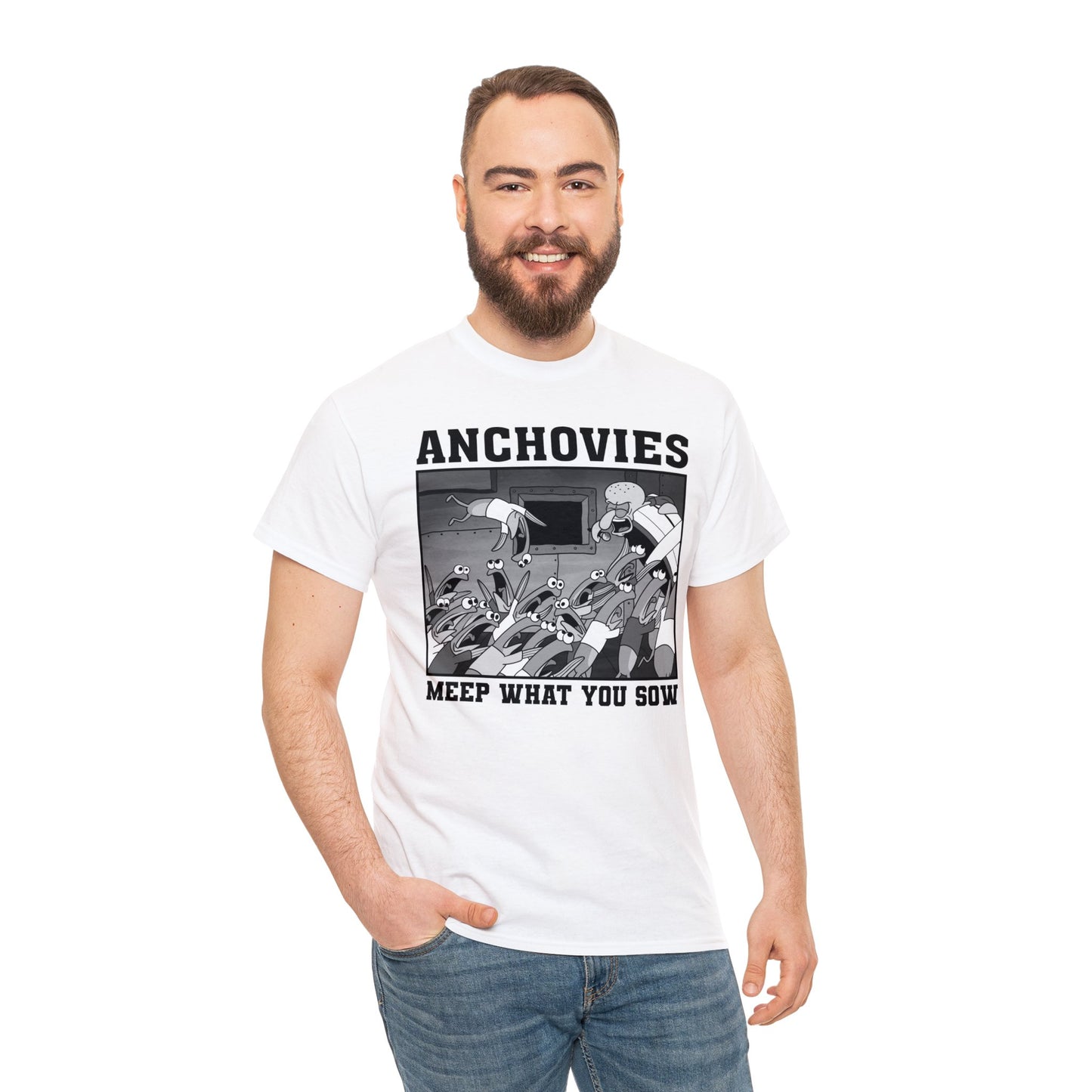 Anchovies Hardcore t-shirt