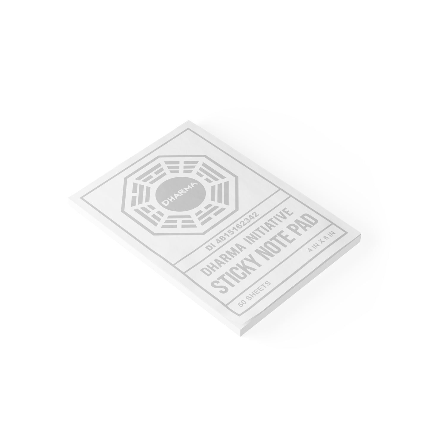 Lost In Time sticky note pad