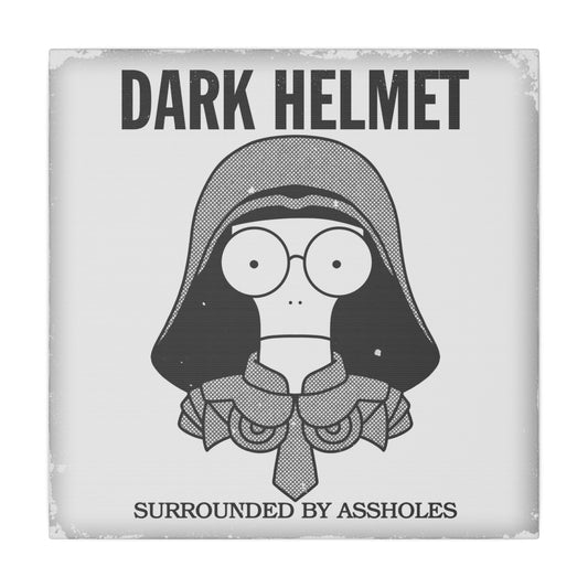 Dark Helmet Punk 12" X 12" canvas print