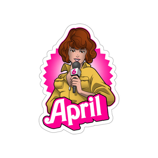 April Doll vinyl sticker