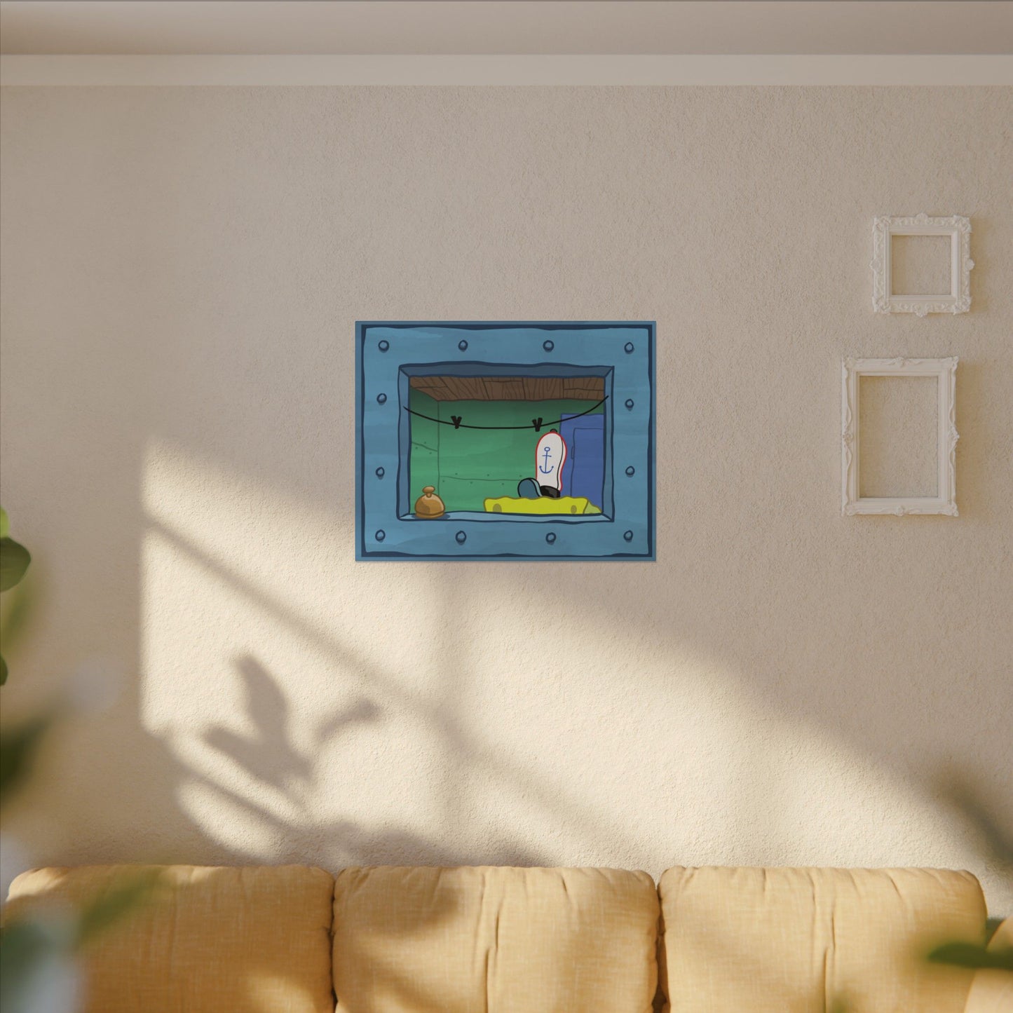 Fry Cook Window canvas print