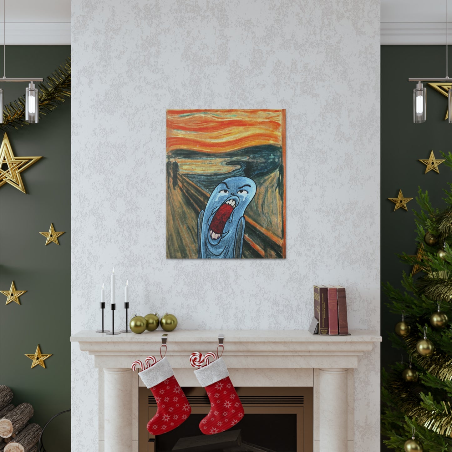 The Ugly Smell Scream 24" x 30" canvas print