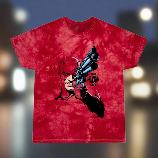 The Man Without Fear tie-dye tee
