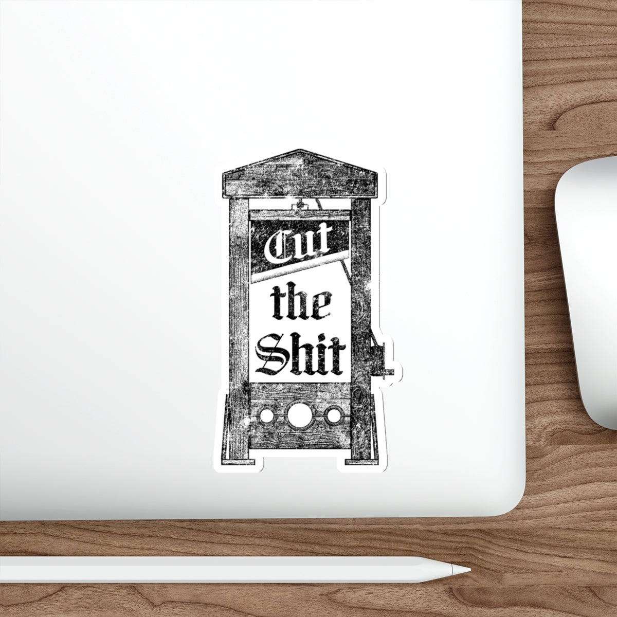 Cut the Shi*t vinyl sticker
