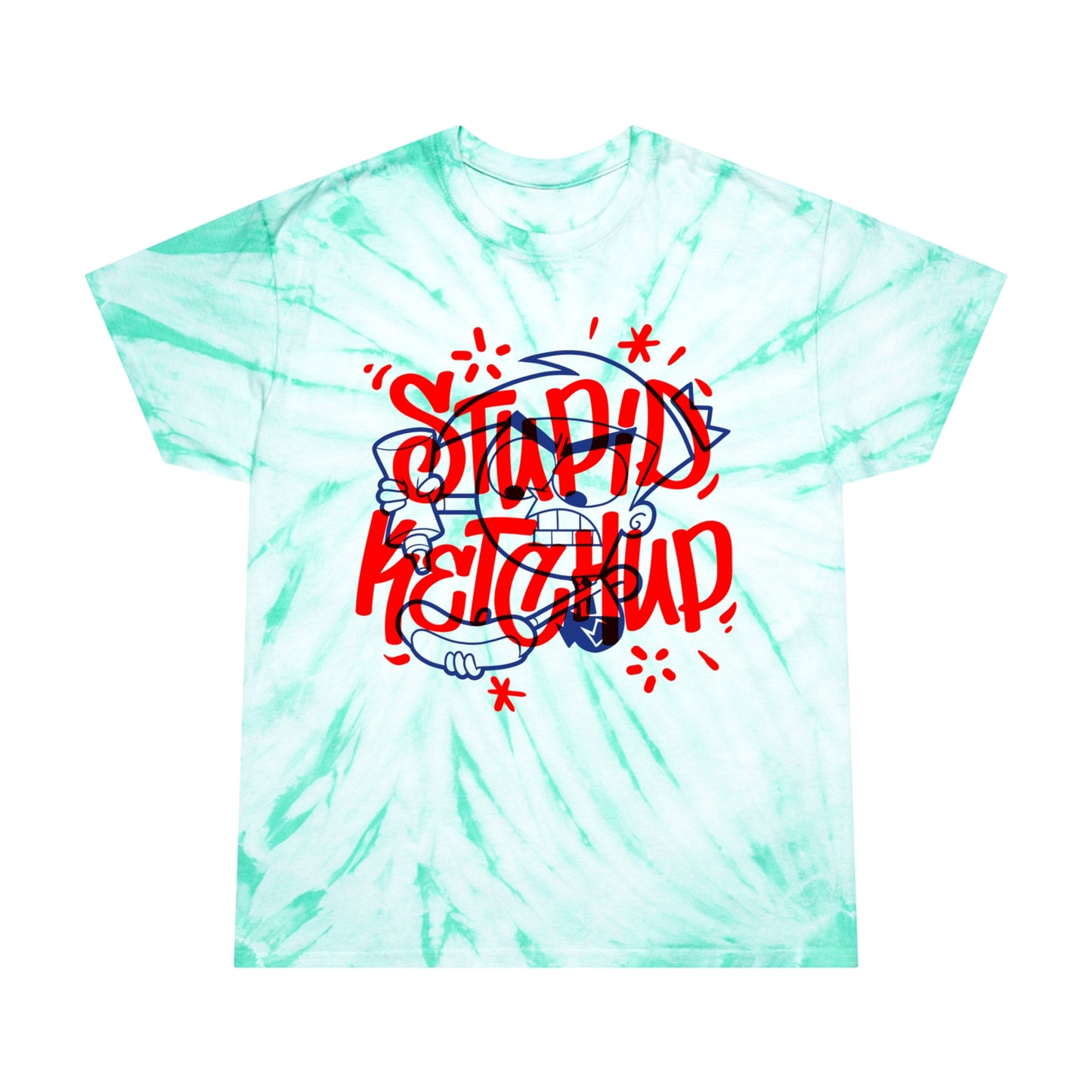 Stupid Ketchup tie-dye t-shirt