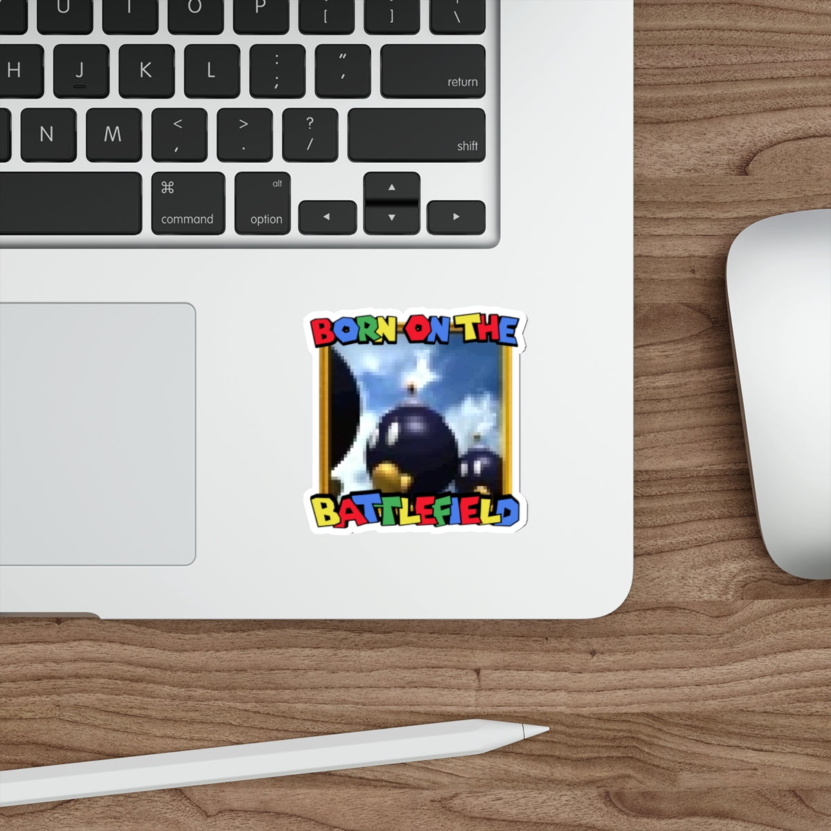 Born On the Battlefield vinyl sticker