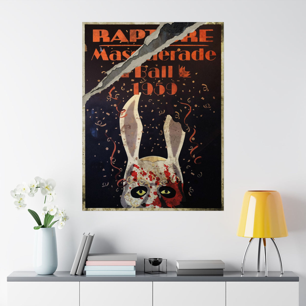 Spliced Masquerade Ball matte poster