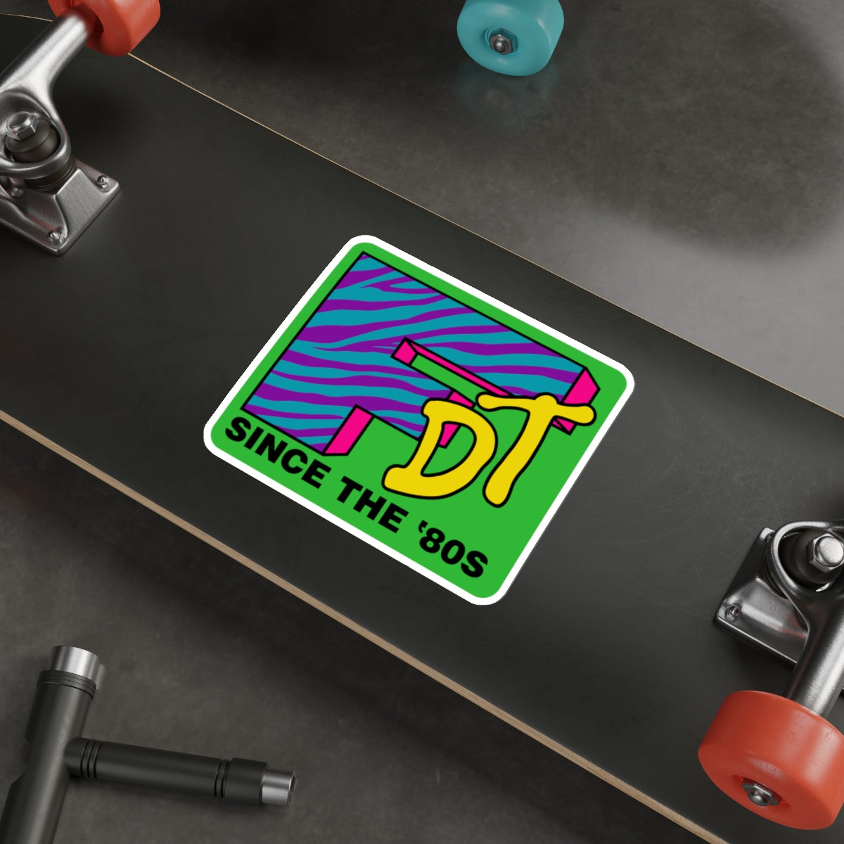I Want My FDT Zebra vinyl sticker