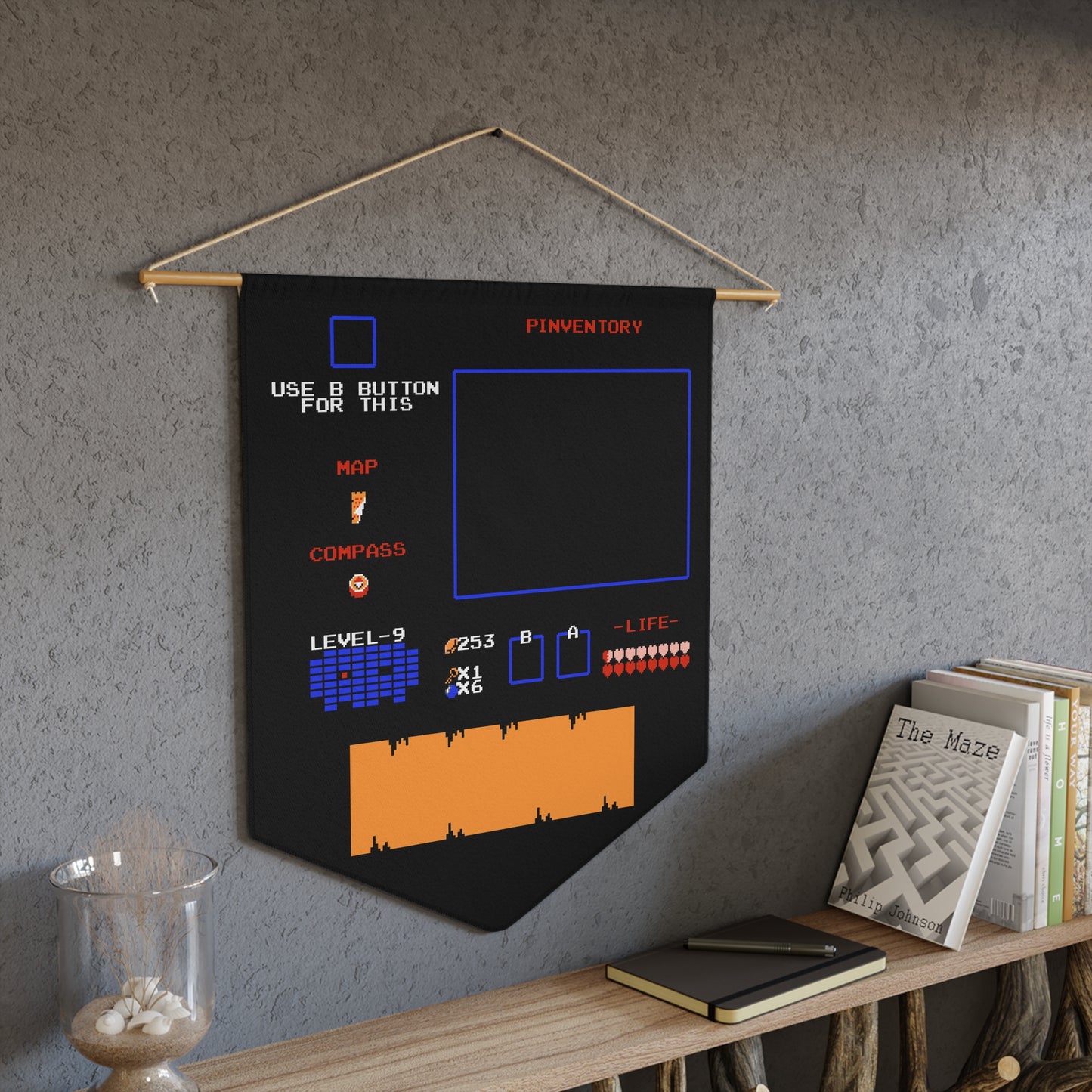 Pixel Hero Pinventory Pennant