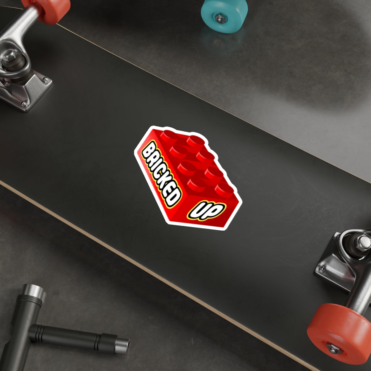 Bricked Up vinyl sticker