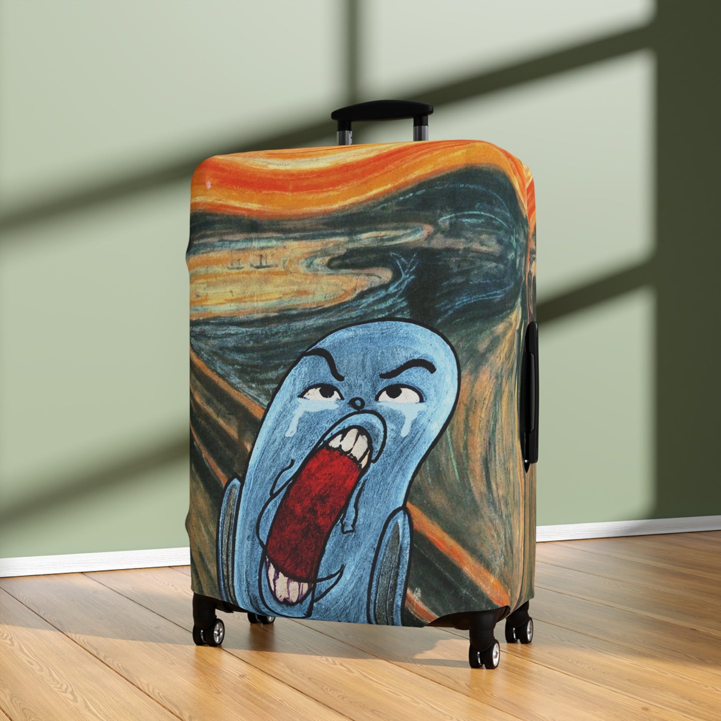 The Ugly Smell Scream luggage cover