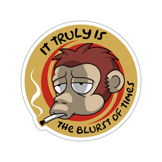 Blurst of Times vinyl sticker