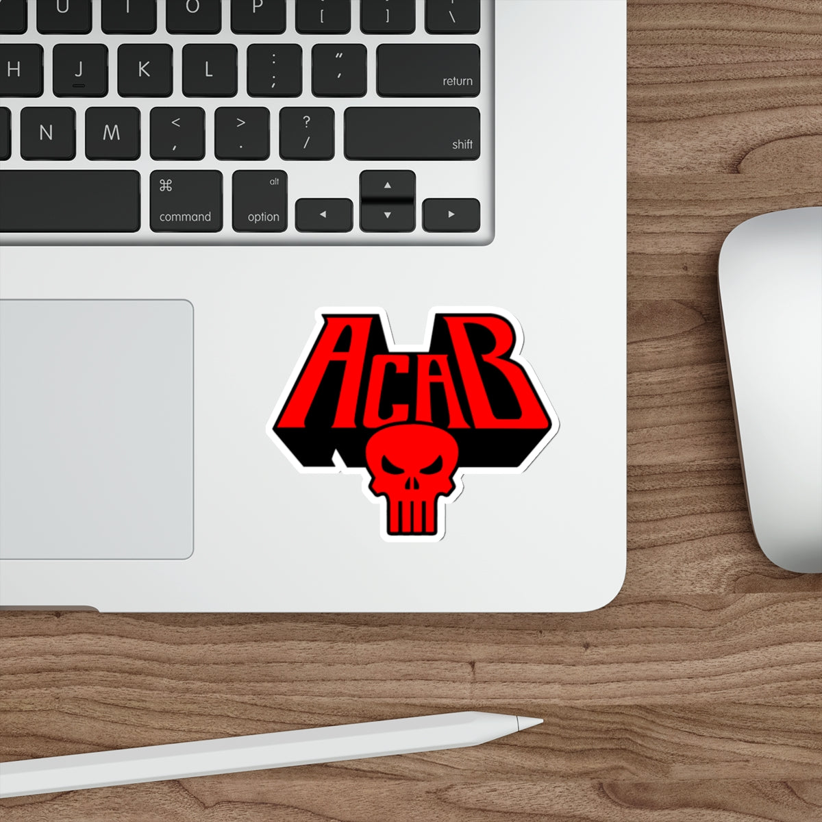 Archaic Corrupt And Broken RED vinyl sticker
