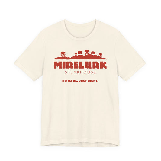 Wasteland Dining Mirelurk Steakhouse t-shirt