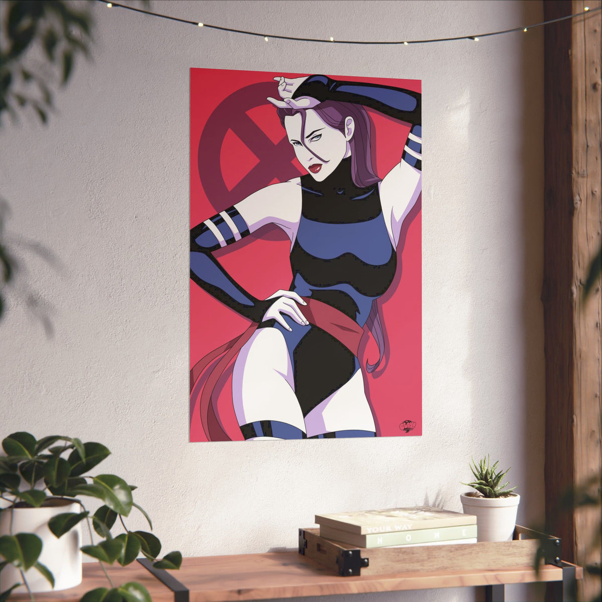 Psylocke'd In matte poster