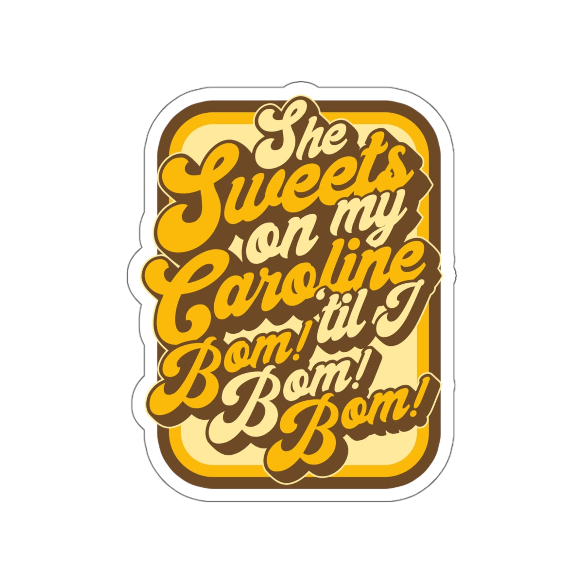 She Sweets... vinyl sticker