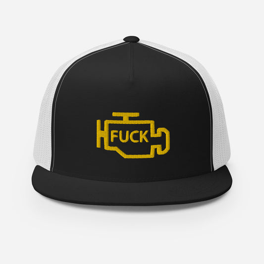 Eff Engine Light trucker hat