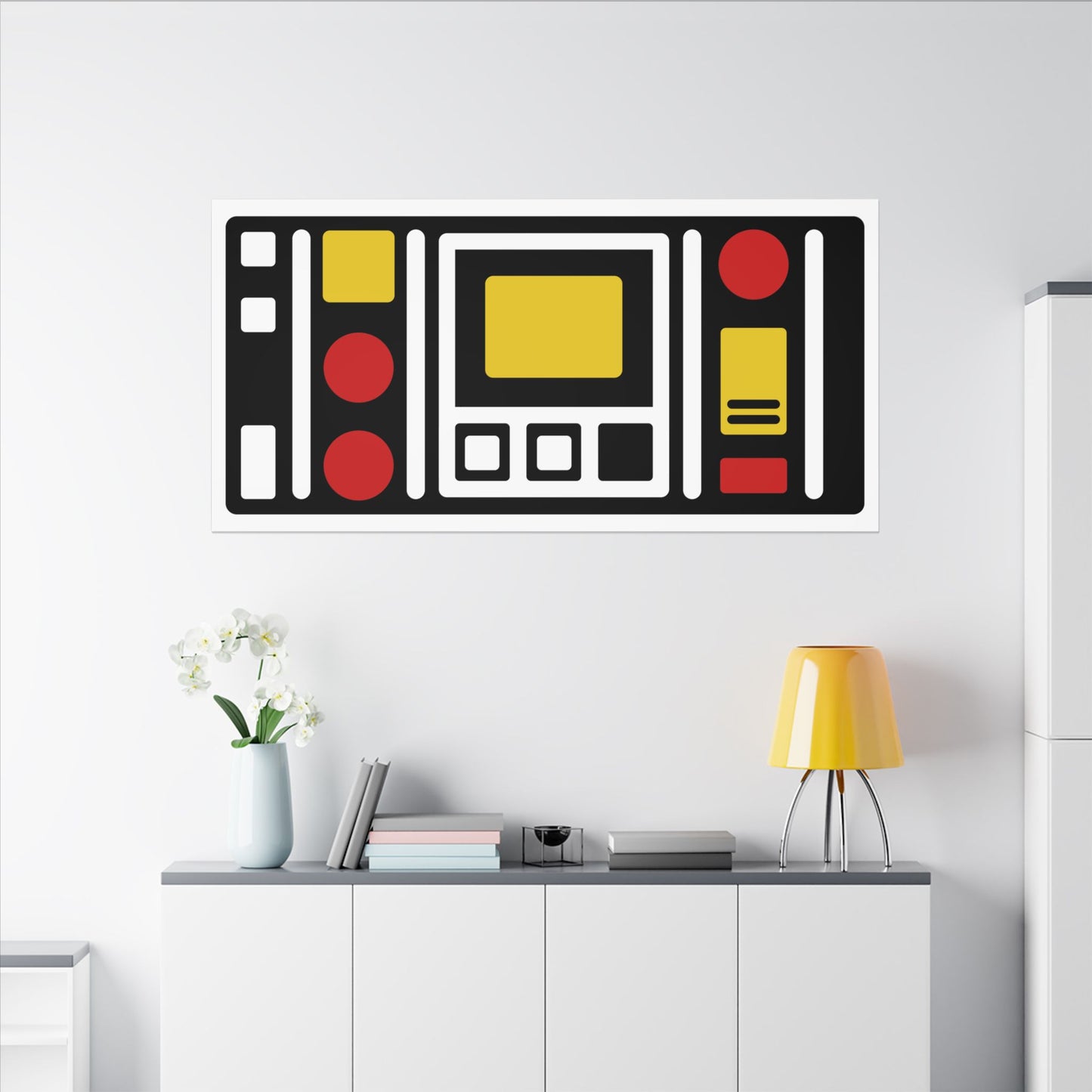 Block Control Panel canvas print