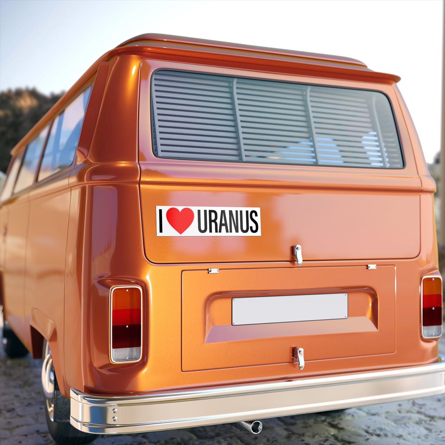 I Heart Uranus bumper sticker
