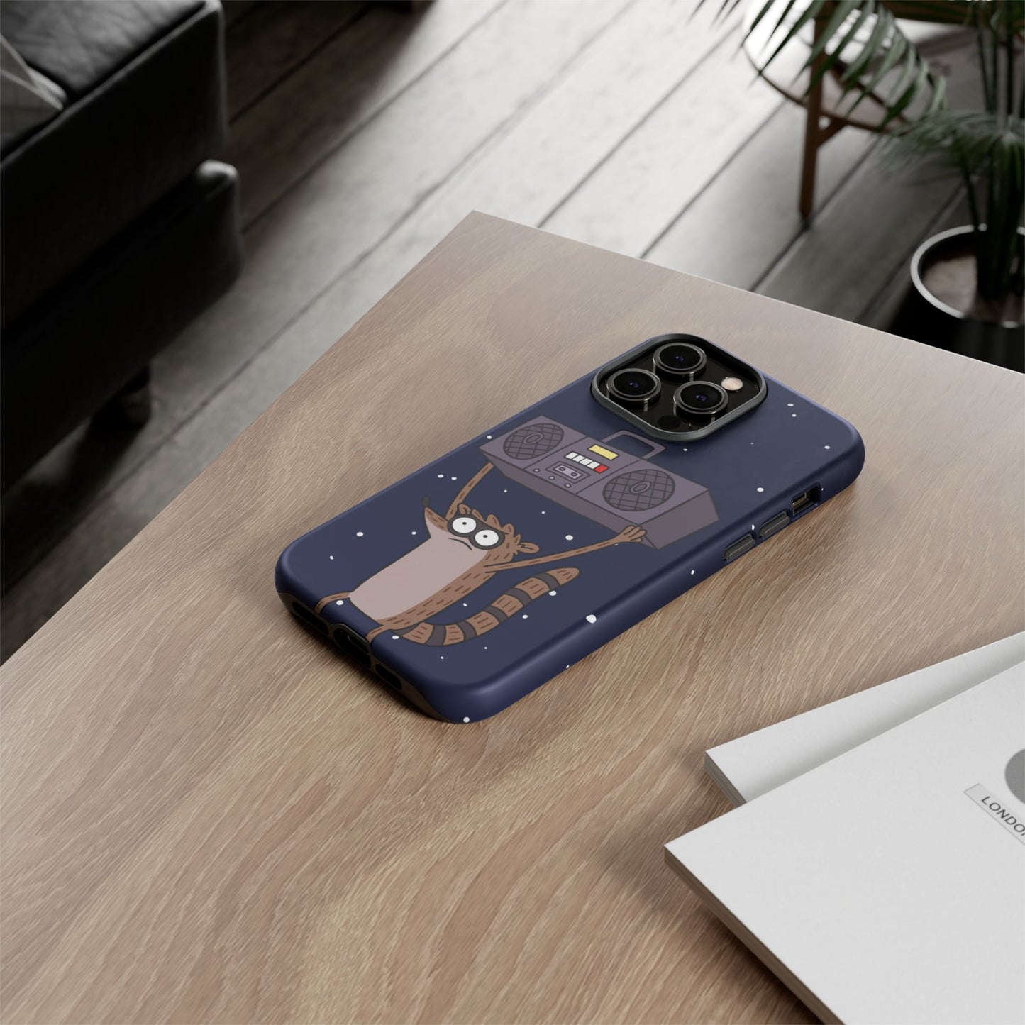 Rigby Boombox iphone case