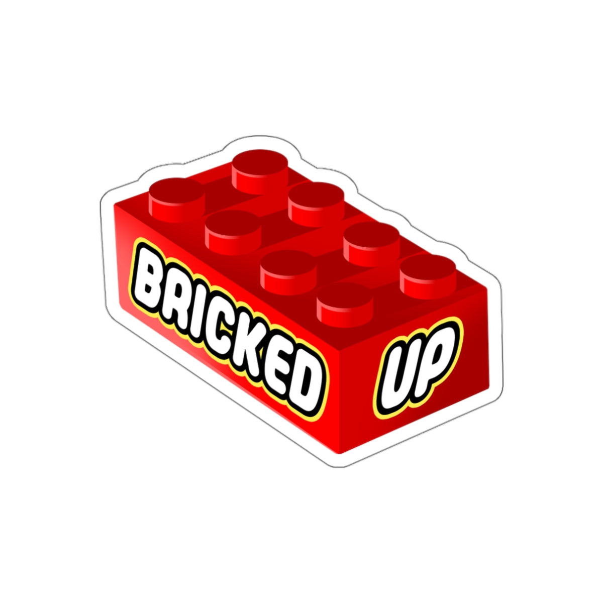 Bricked Up vinyl sticker