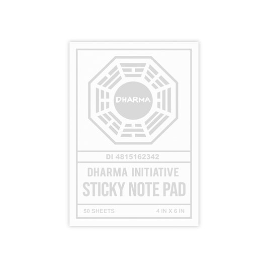 Lost In Time sticky note pad
